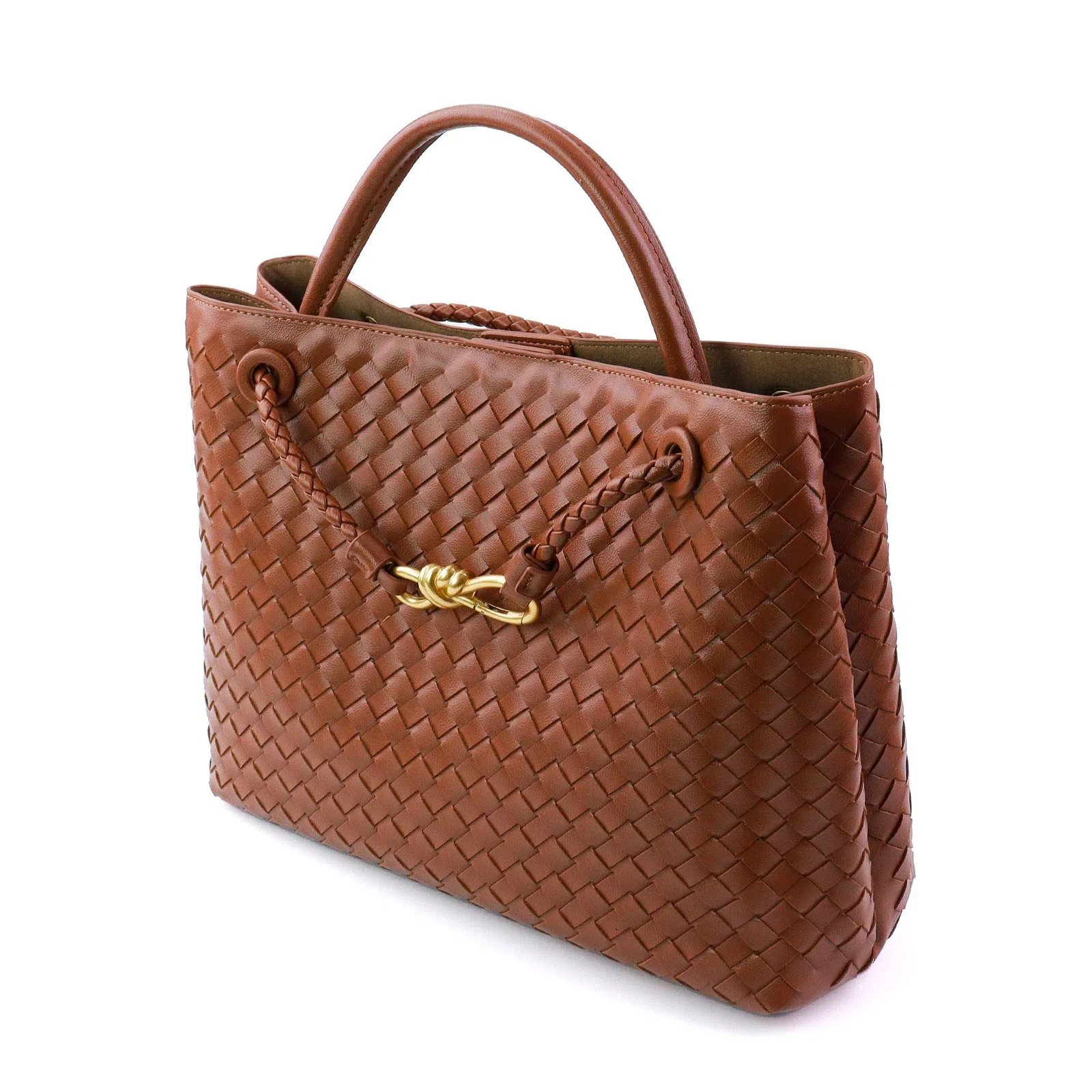 Large Woven Crossbody Bag - Image 3