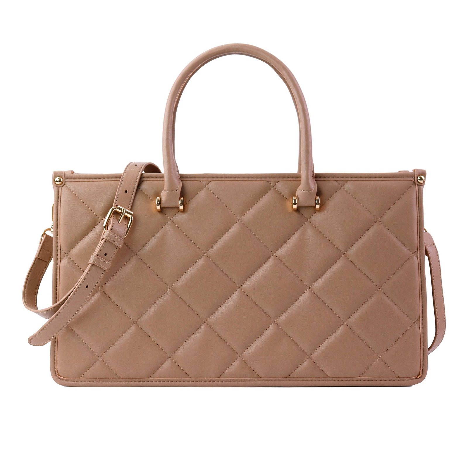 Classic Quilted Women Work Tote - Image 2