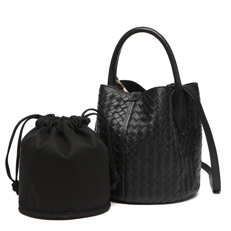 Woven Bucket Bag - Image 7