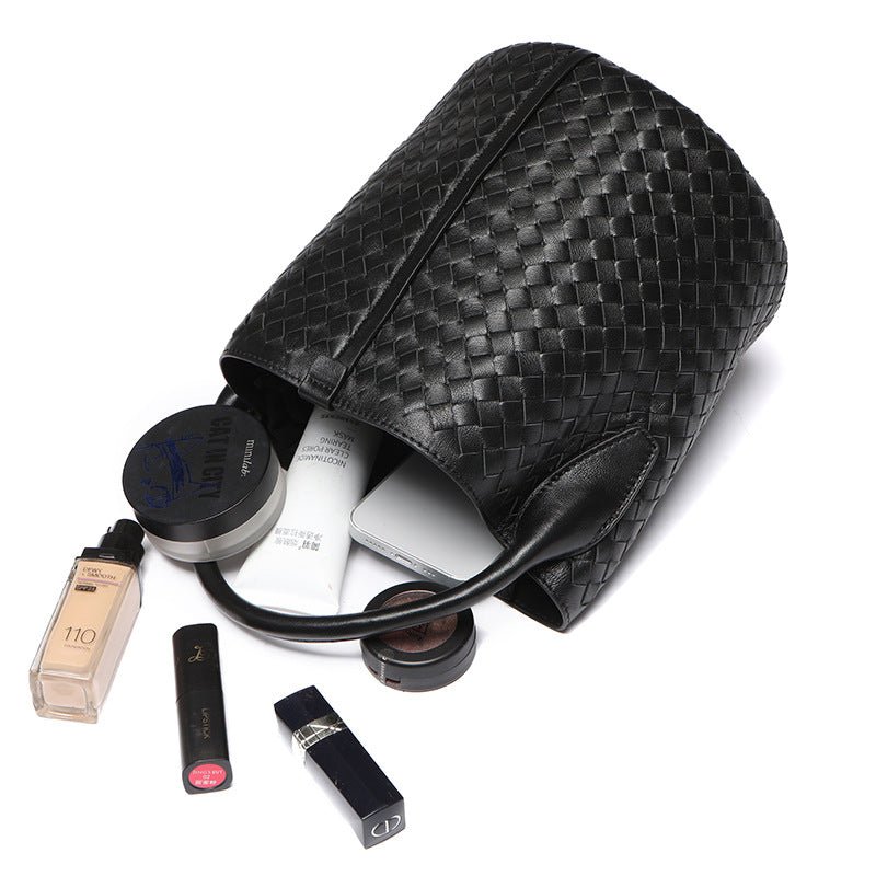 Woven Bucket Bag - Image 5