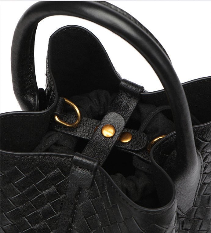 Woven Bucket Bag - Image 4