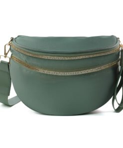 Solid Color Crossbody Bum Bag