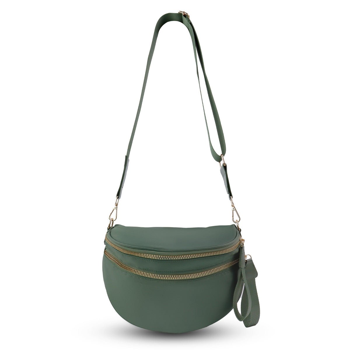 Solid Color Crossbody Bum Bag - Image 2