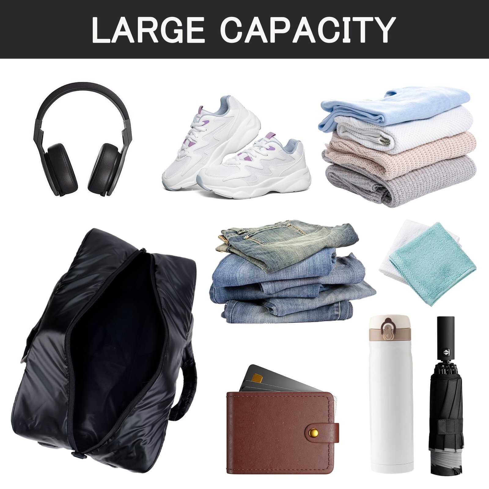 Weekender Fluffy Tote - Image 5