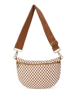 Woven Crossbody Belt Bag
