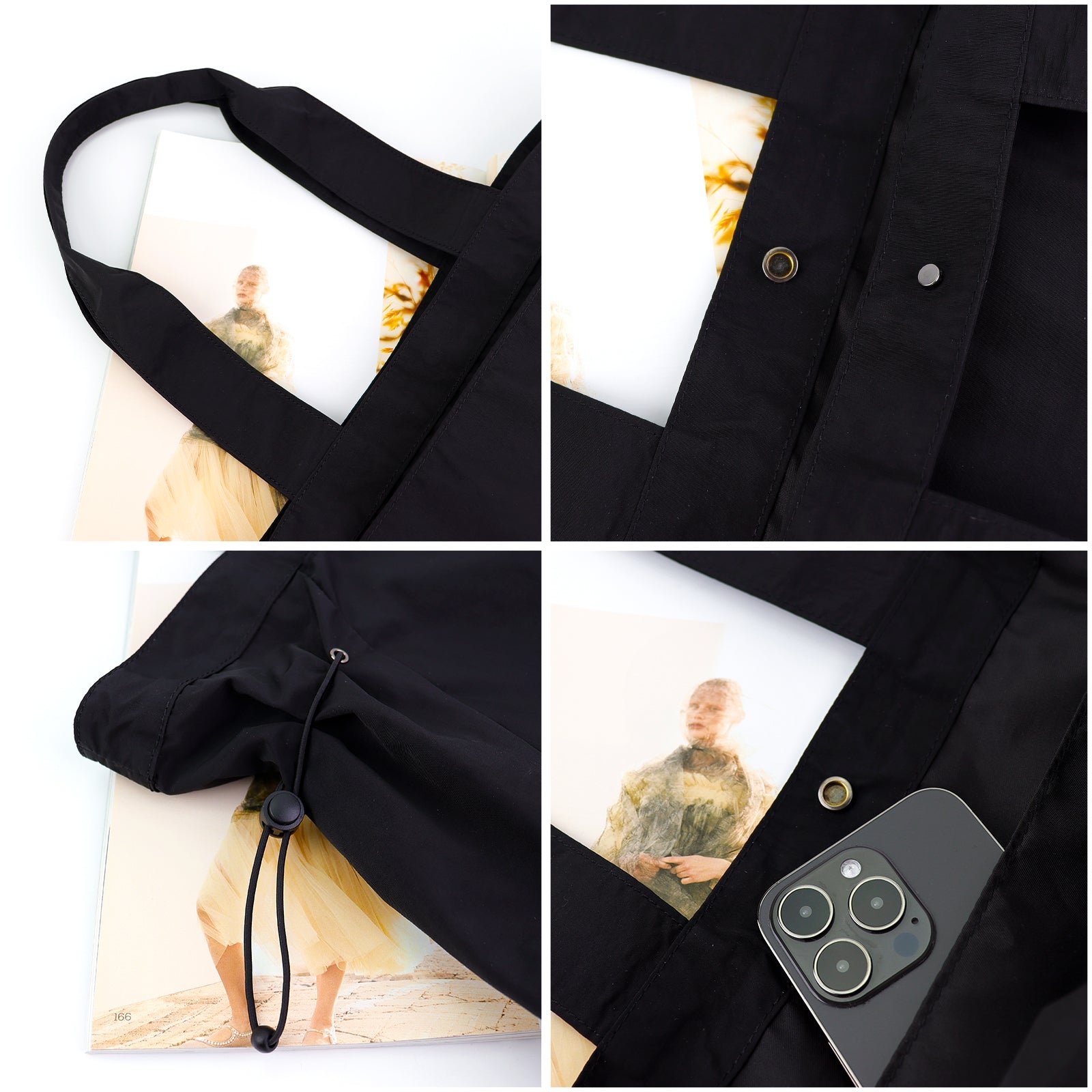 Tote Bag in Black - Image 4